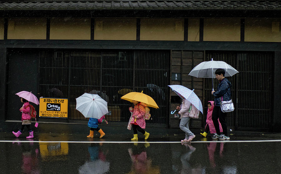 Japanese wet rain