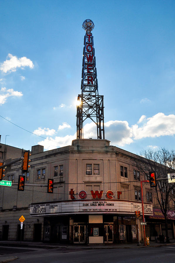 Upper Darby Tower Theater Photograph By Bill Cannon