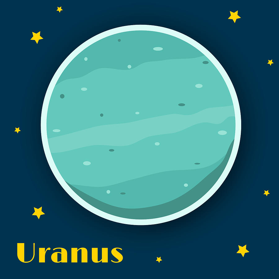 Uranus Drawing by Christy Beckwith