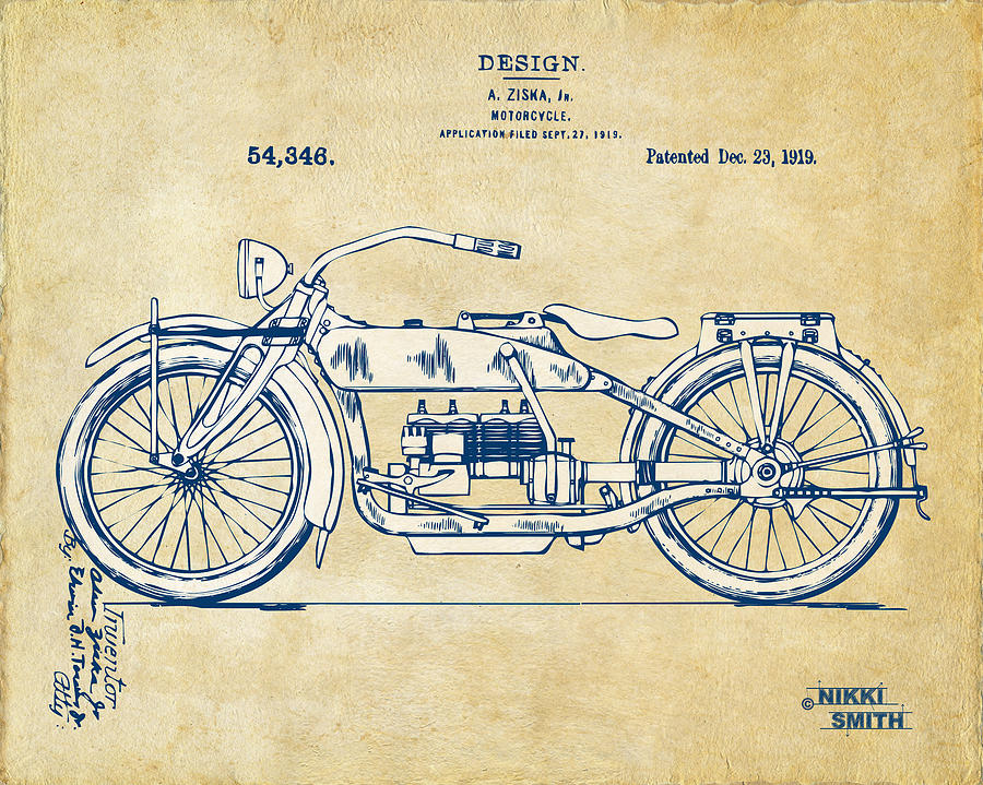 vintage-harley-davidson-motorcycle-1919-patent-artwork-by-nikki-smith