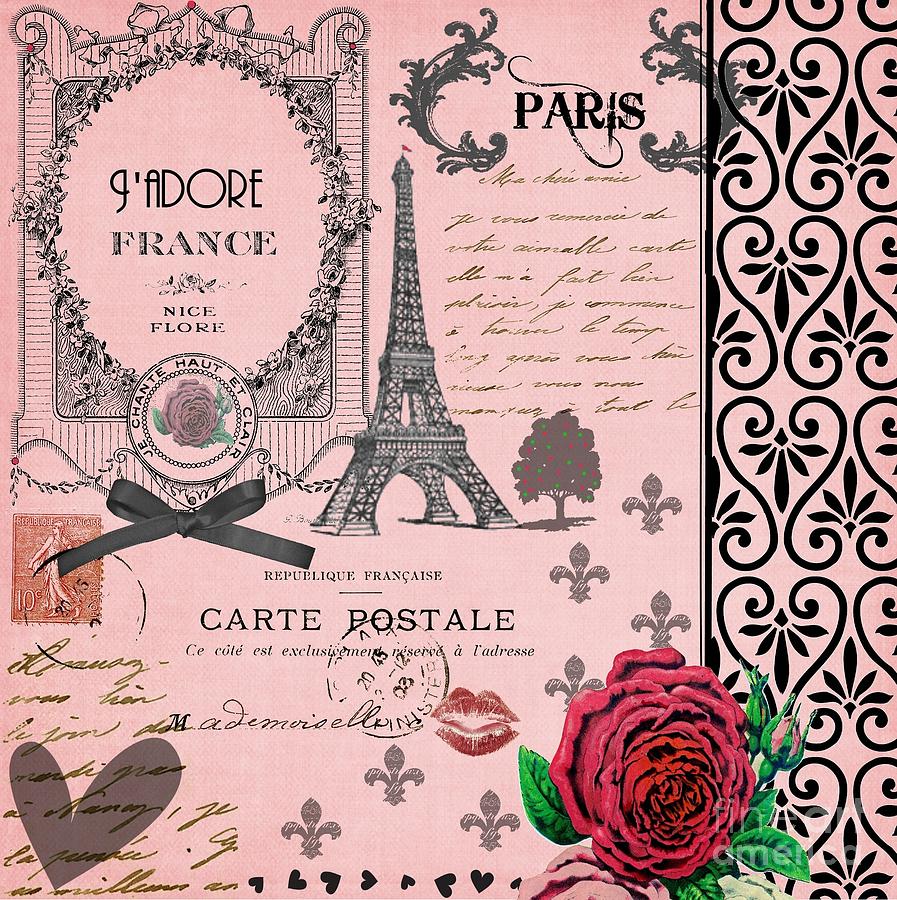 Vintage Pink Paris C
