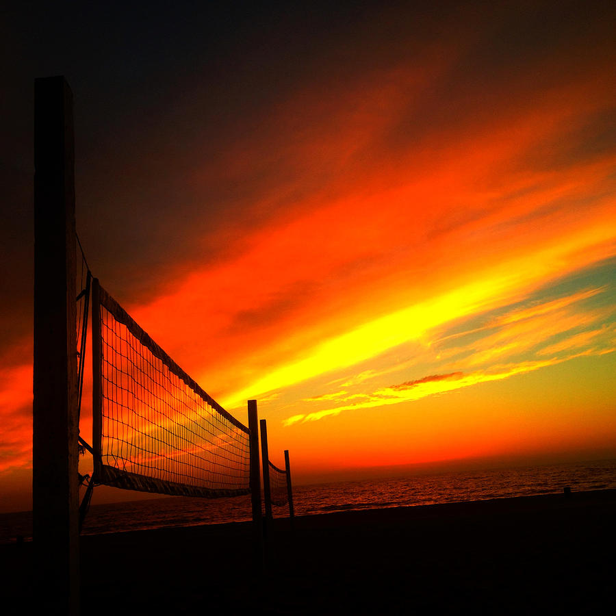 Volleyball Sunset Photograph by Dane Johnson