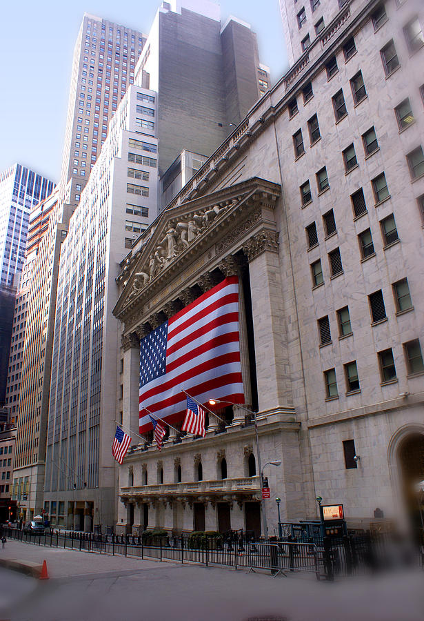 Wall Street New York City Photograph By Mike Prittie