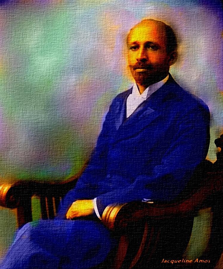 Web Dubois Painting By Jacqueline Amos