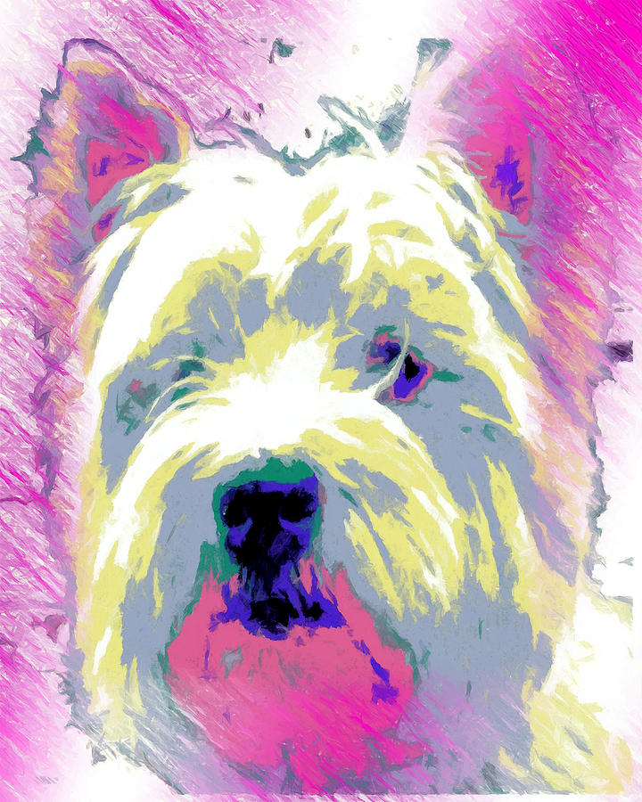 West Highland Terrier Painting By Char Swift Fine Art America