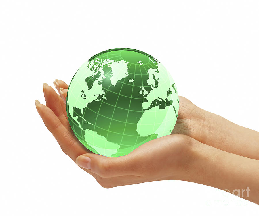 clipart globe with hands - photo #12