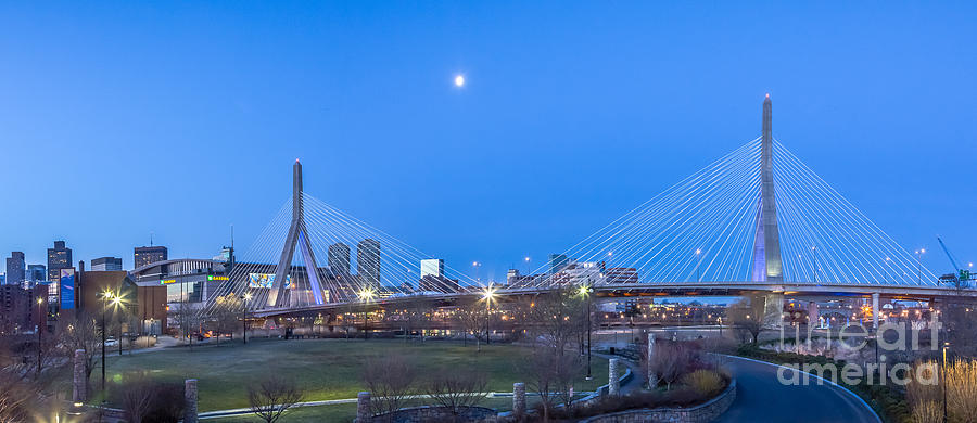 Zakim Bridge Panorama Photograph By Susan Cole Kelly Fine Art America