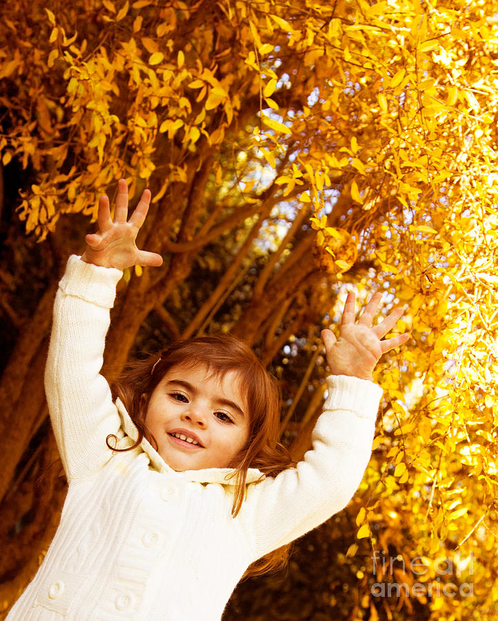 Girl In Autumn