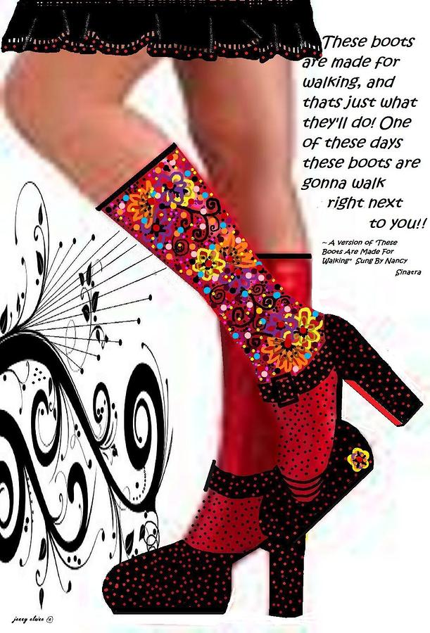 Sassy Boots I Digital Art Sassy Boots I Fine Art Print
