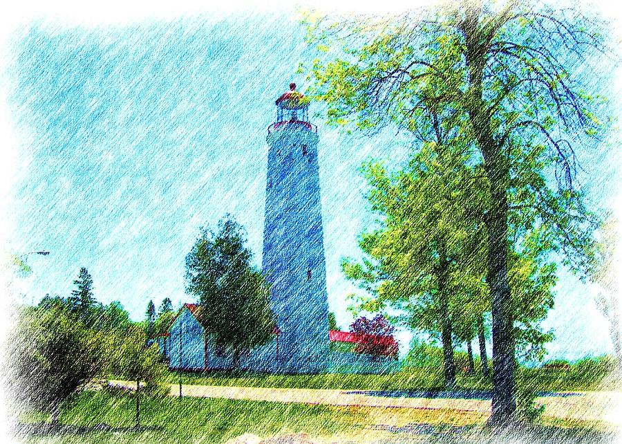 Colored Lighthouse
