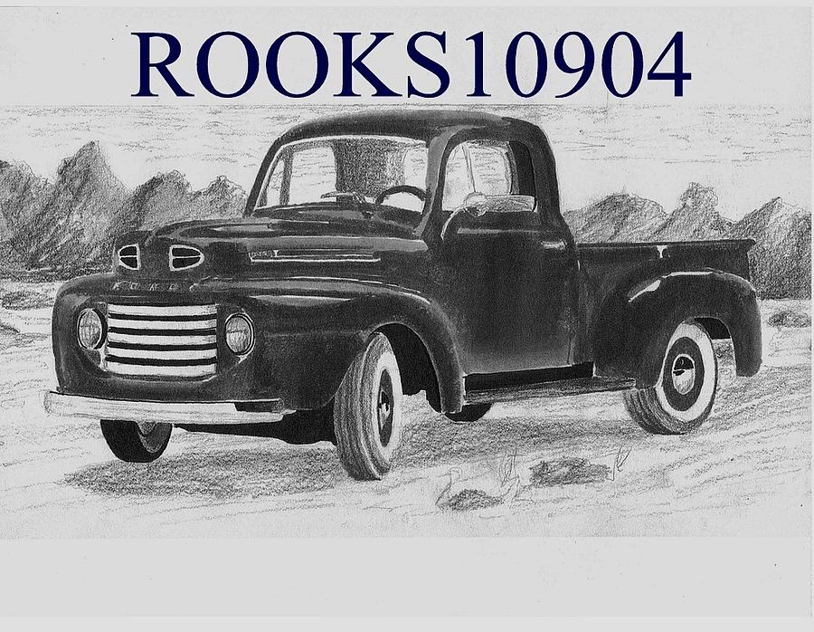 1948 Ford Pickup Drawing Stephen Rooks