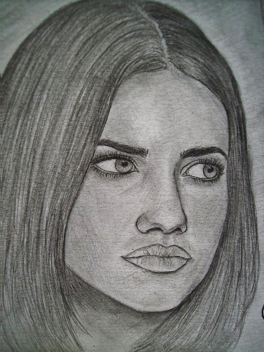 Adriana Lima Drawing Laurence Marie
