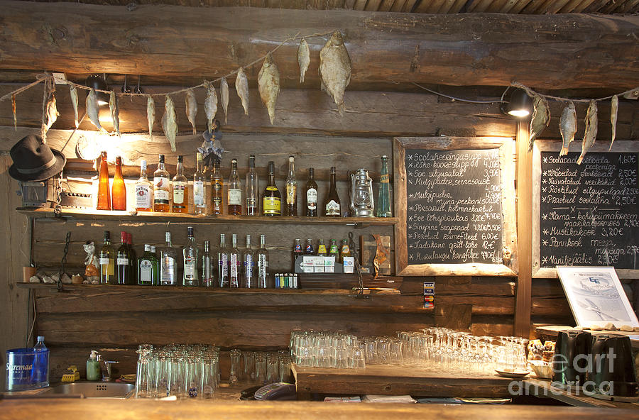 Bar With A Rustic Decor is a photograph by Jaak Nilson which was ...