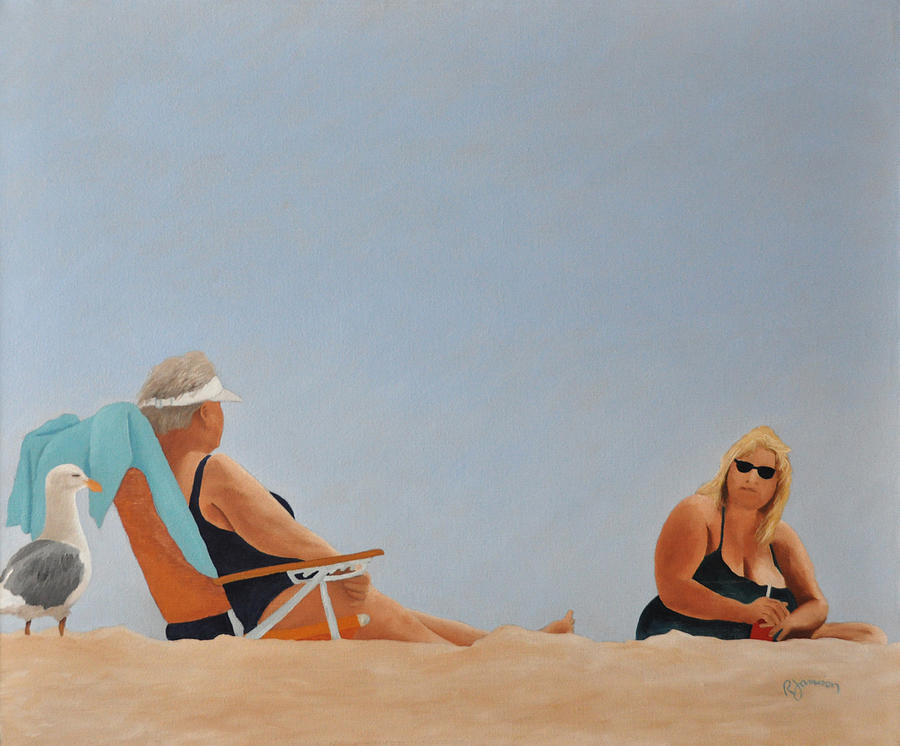Ladies At Beach
