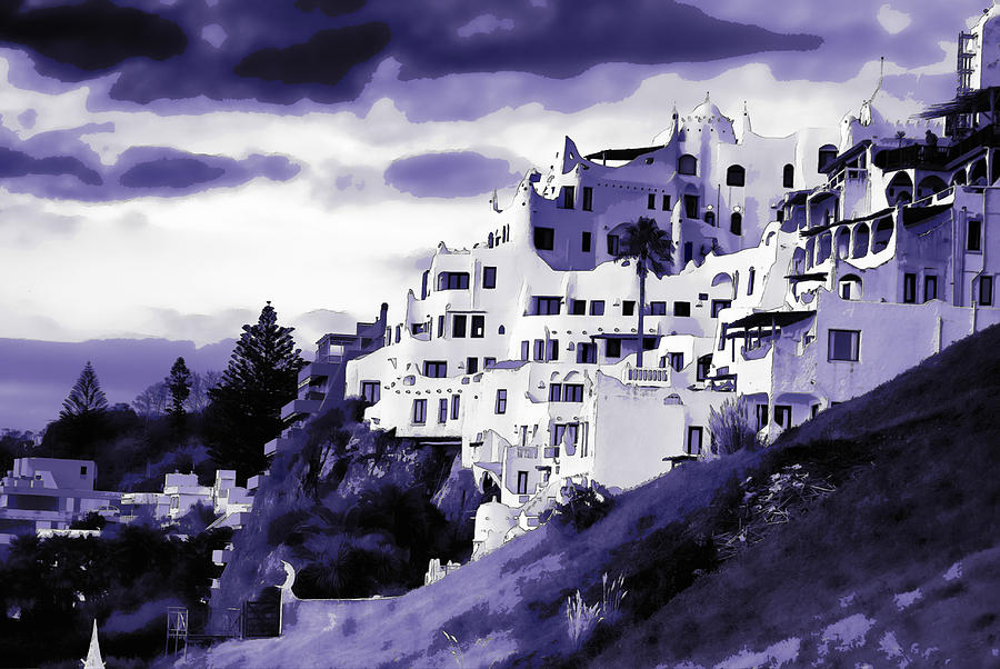 Casa Pueblo Digital Art Casa Pueblo Fine Art Print David April