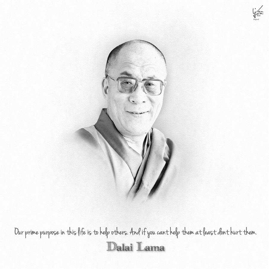 Dalai Lama Drawing