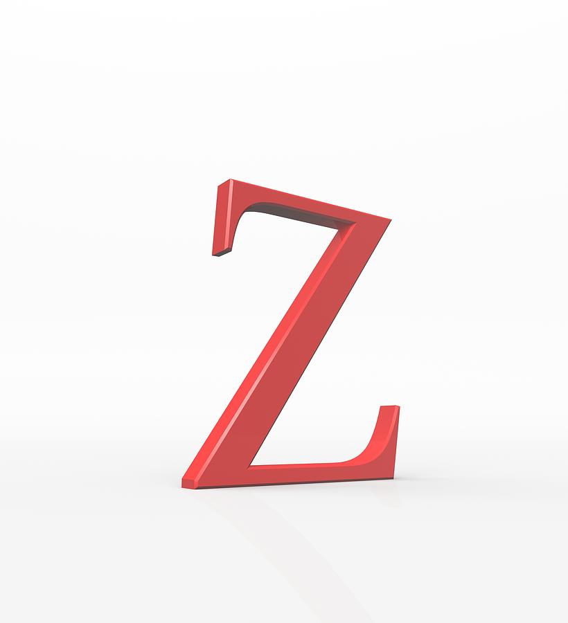 Greek Letter Zeta, Upper Case Digital Art by David Parker