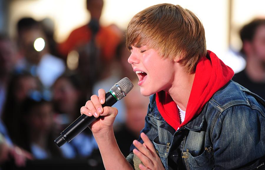 Bieber On Stage