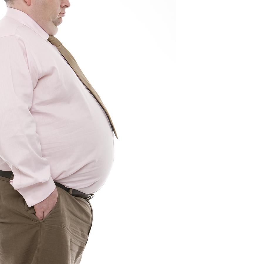 Overweight Man Photograph By 8392