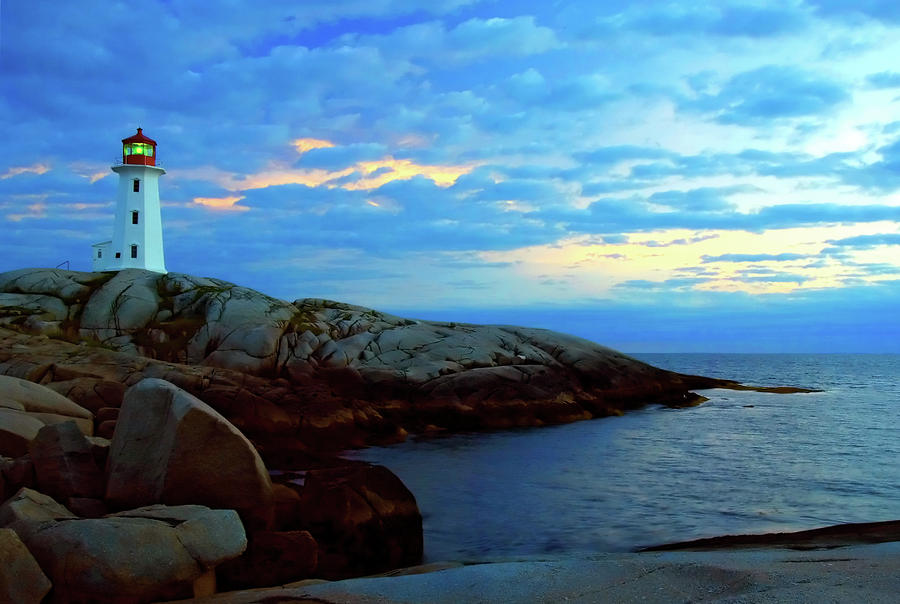 Peggy's Point Lighthouse Photograph By Rick Berk