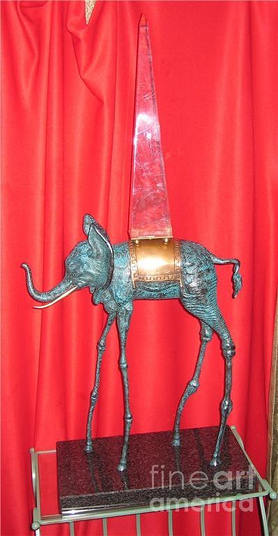 Space Elephant Sculpture Salvador Dali