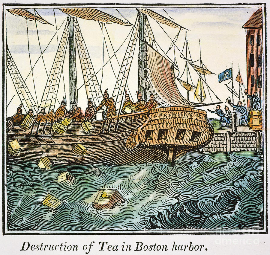 The Boston Tea Party, 1773 By Granger