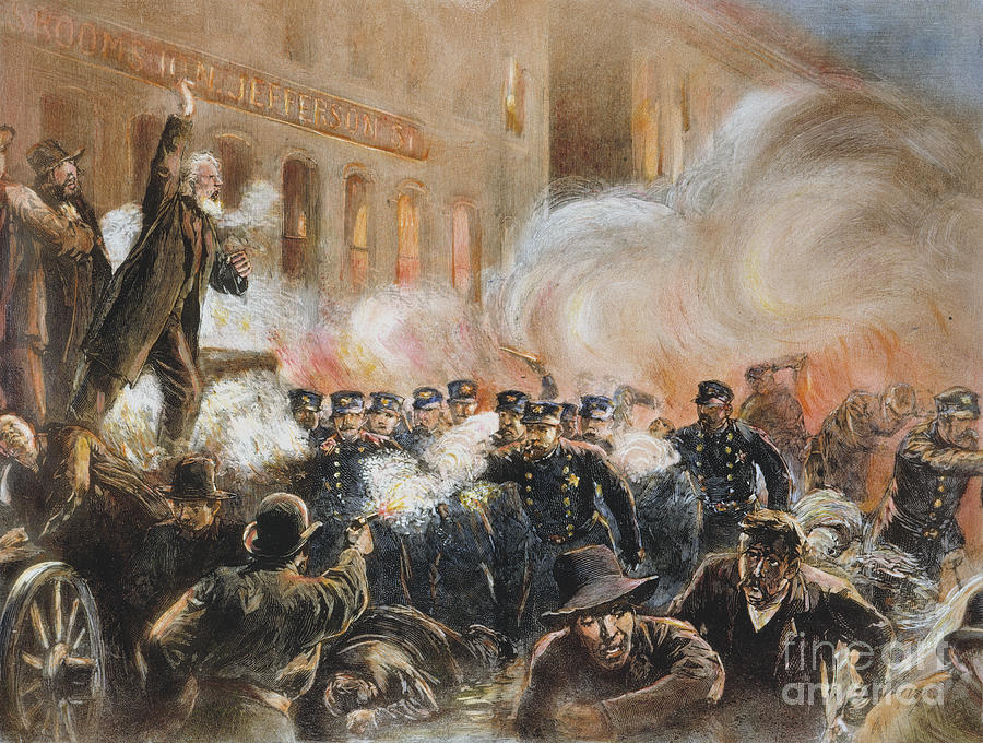 The Haymarket Riot, 1886 By Granger