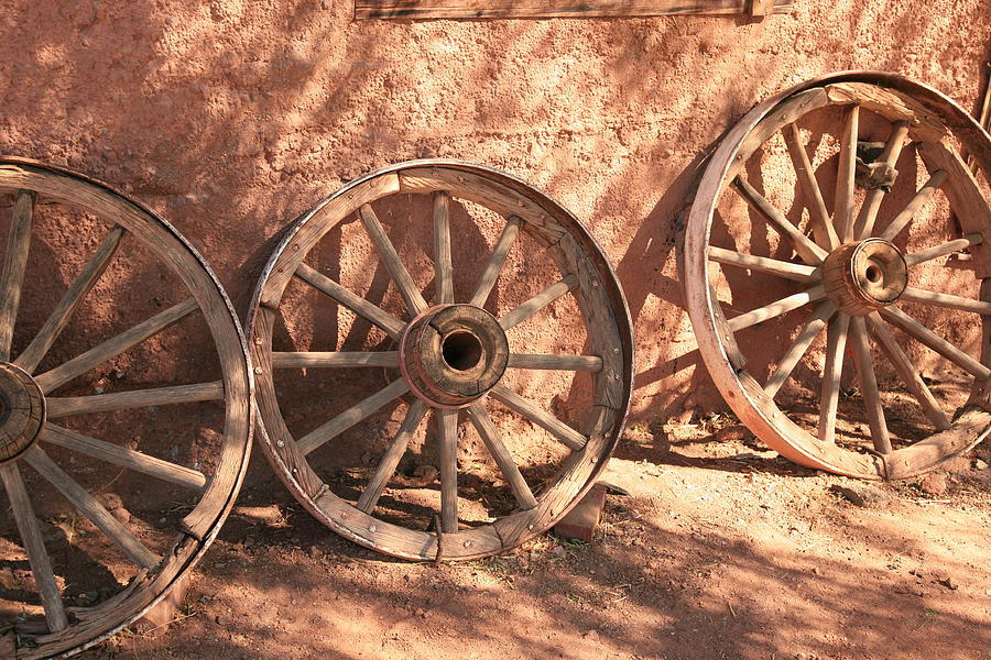 Wagon Wheels Photograph