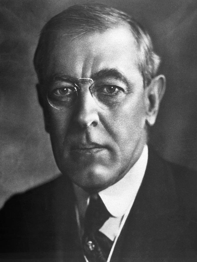 Woodrow Wilson 1856 1924 U S Photograph By Everett Fine Art America