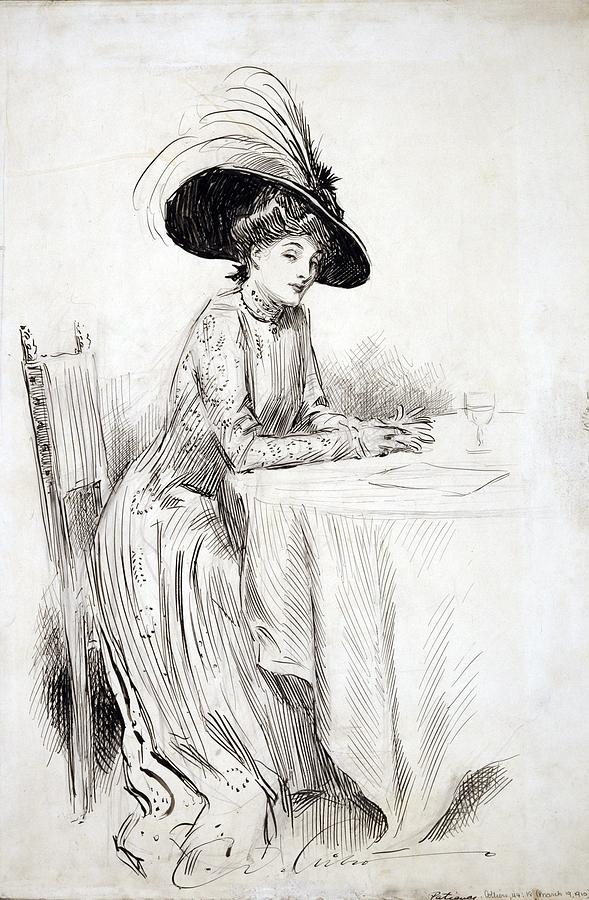 1910 Drawing By Charles Dana Gibson By Everett