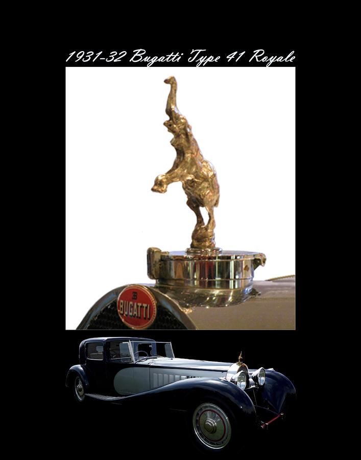 1931 Bugatti Royale Gold Mascot Photograph 1931 Bugatti Royale Gold Mascot