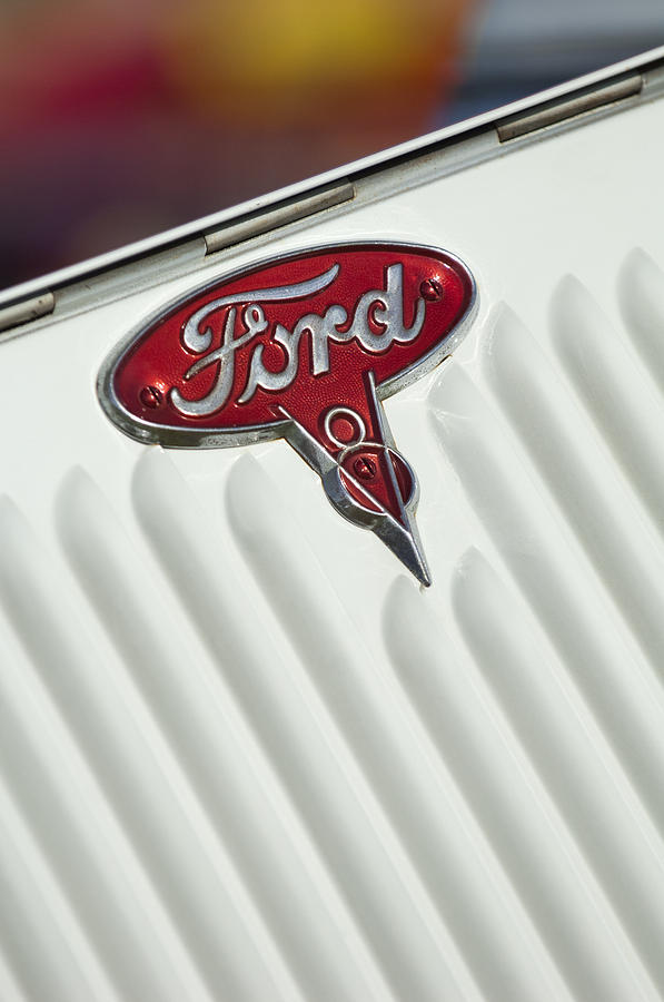 1934 Ford Emblem Photograph 1934 Ford Emblem Fine Art Print Jill Reger