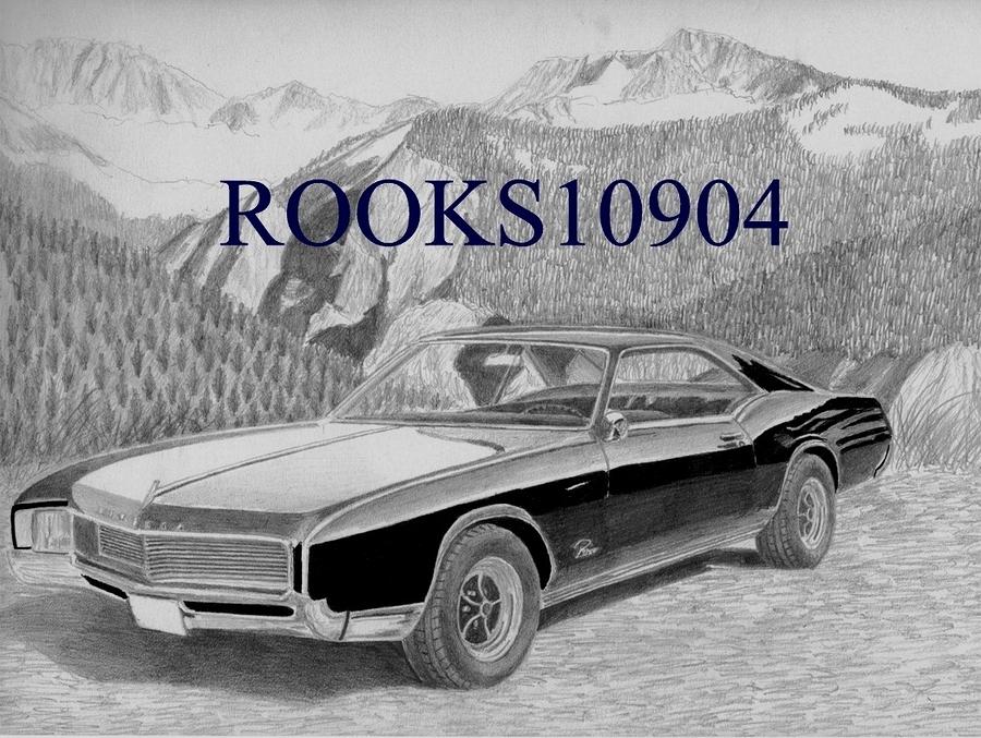 1966 Buick Riviera Drawing Stephen Rooks