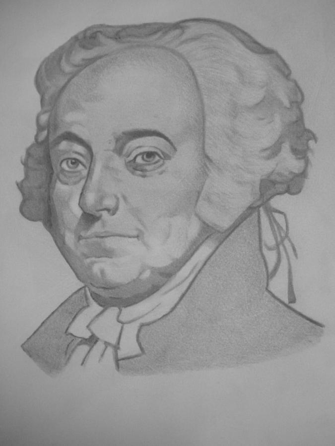 John Adams Drawing by Jeremiah Cook