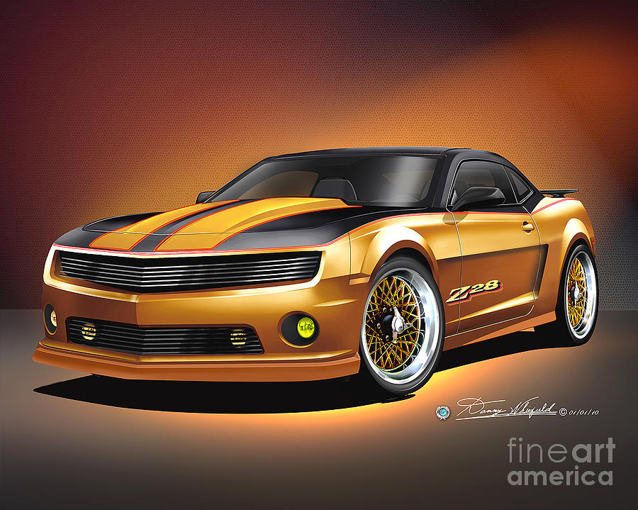 2012 Camaro Z28 Drawing Danny Whitfield