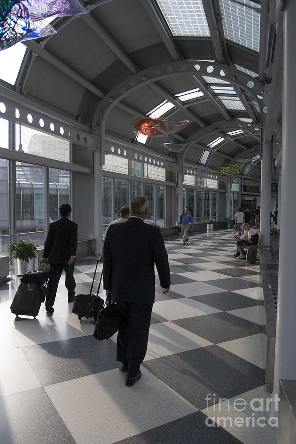 Busy Airport Terminal