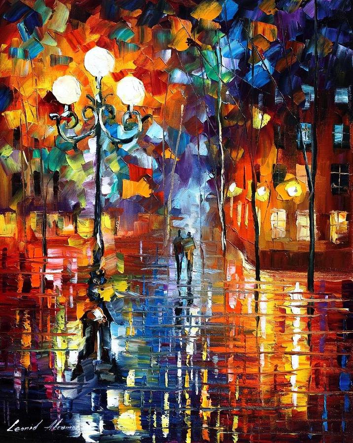 FOTOS ESTUPENDAS 2011/12/ &
2013 BN Color - Página 14 3-romantic-night-leonid-afremov