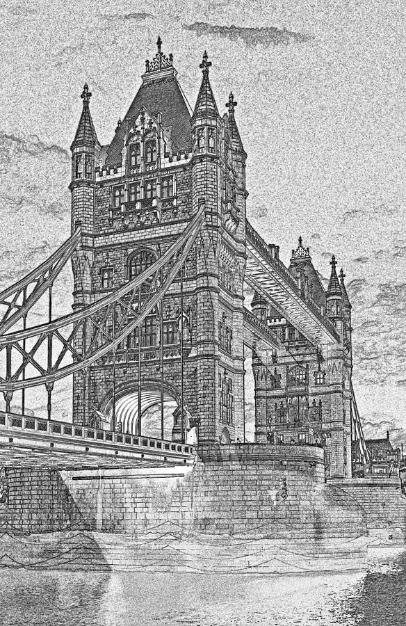 Tower Bridge Art Digital Art By David Pyatt Fine Art America