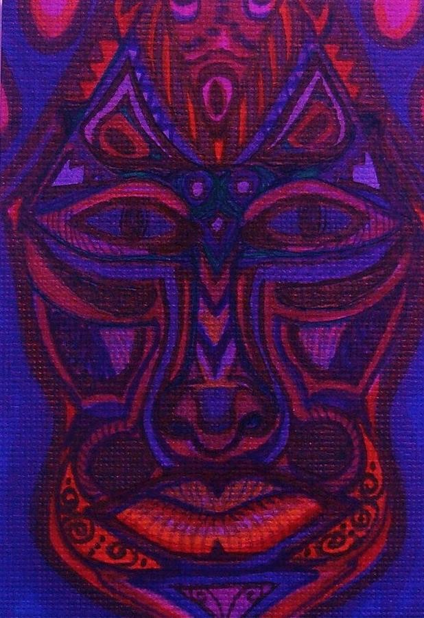 Tribal Mask Draw