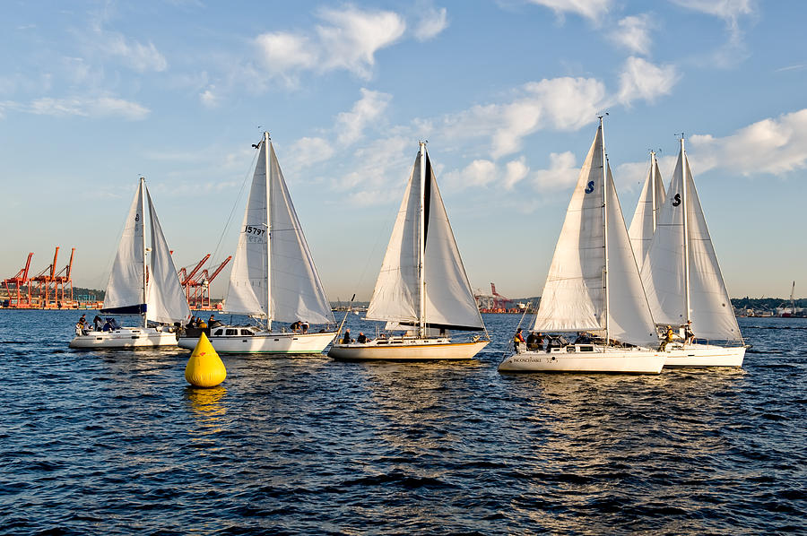 Sailboat Race by Tom Dowd