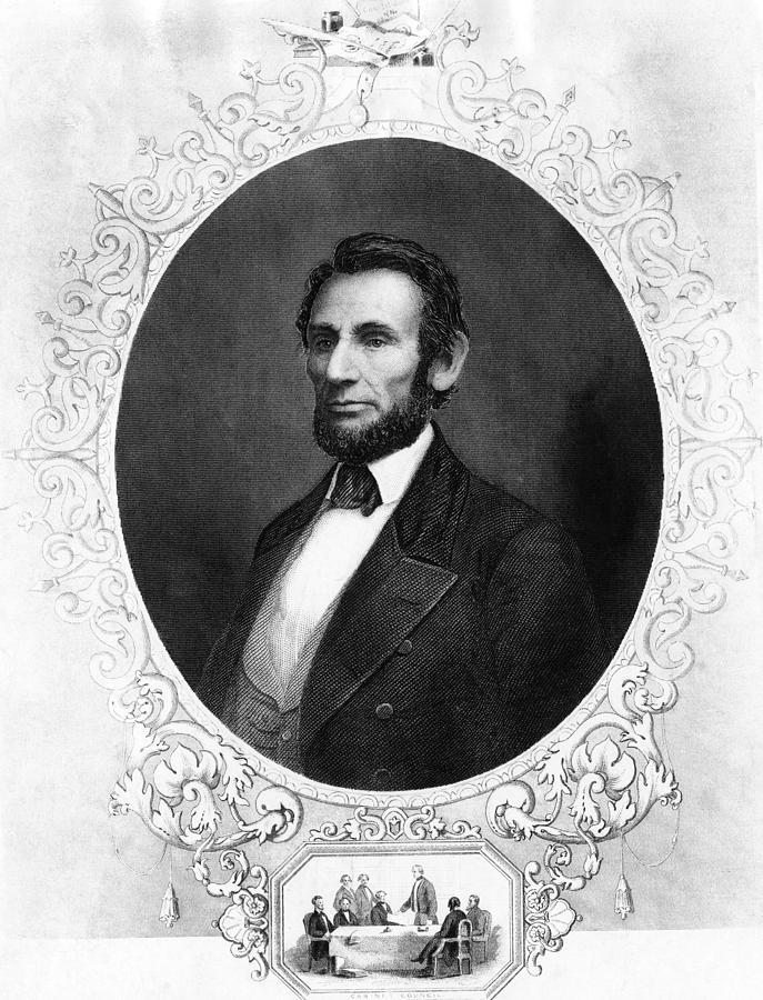 Abraham Lincoln 1809-1865, U.s Photograph By Everett