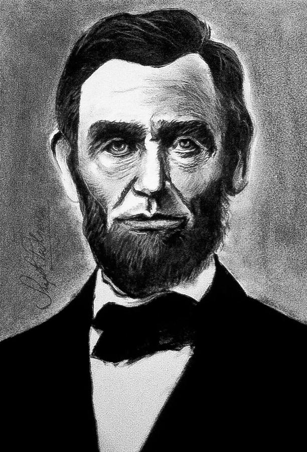 Abraham Lincoln Drawing by Sujith Puthran