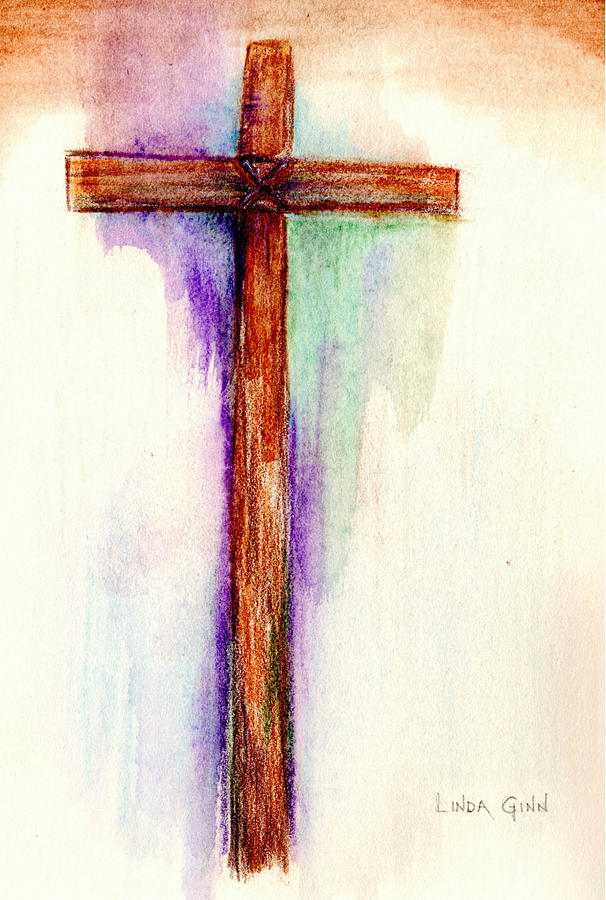 Abstract Cross Art