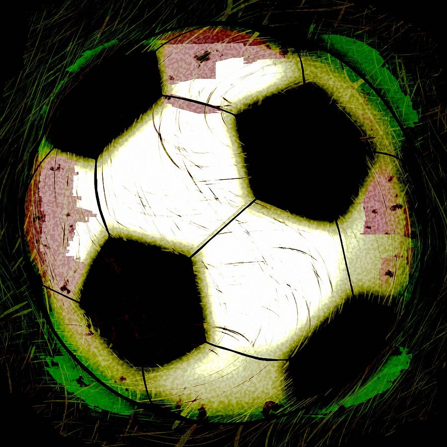 Abstract Soccer Art