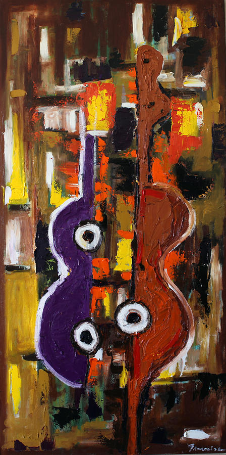 Guitar Painting Abstract