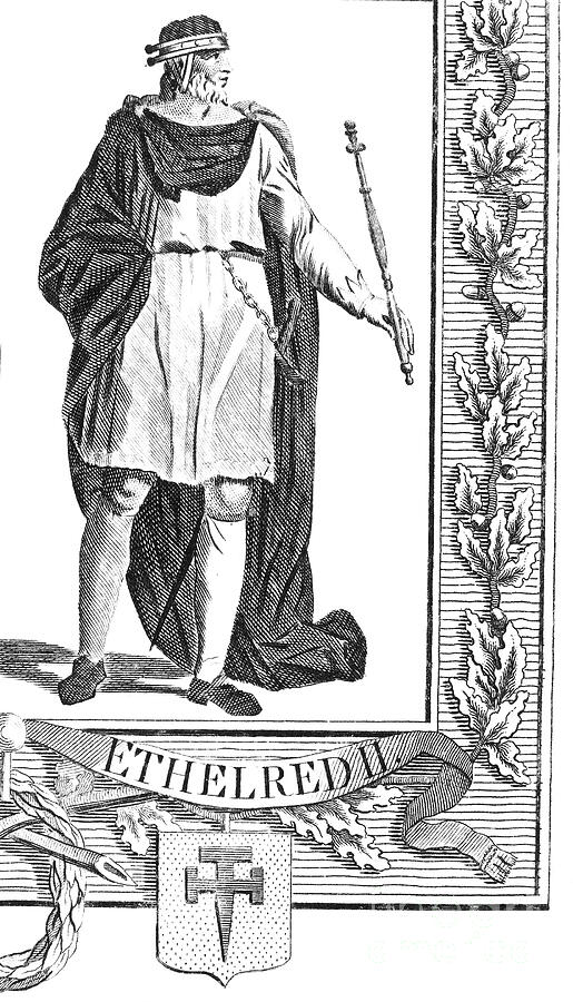 Aethelred II (968?1016) Photograph by Granger