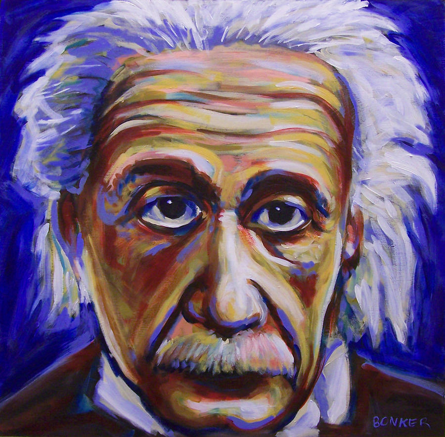 Painting Of Einstein