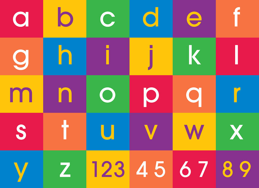Alphabet Colors by Michael Tompsett
