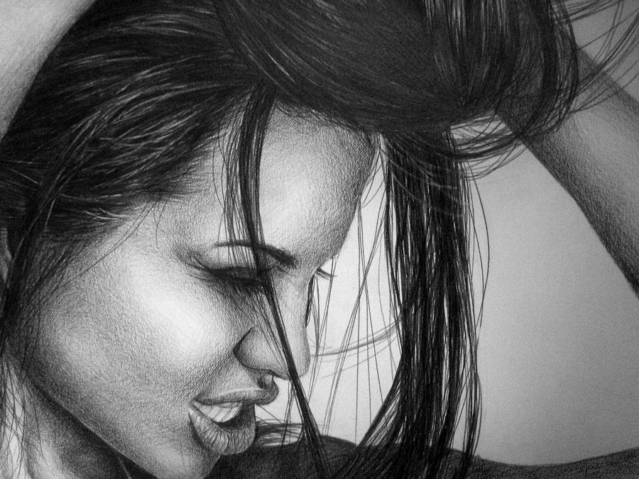 Angelina Jolie Drawing Angelina Jolie Fine Art Print Jennifer Bryant