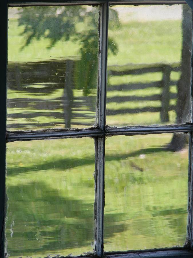 old glass windows